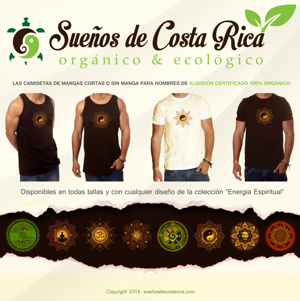 Ropa ecologica : las camisetas de Algodón orgánico par hombres